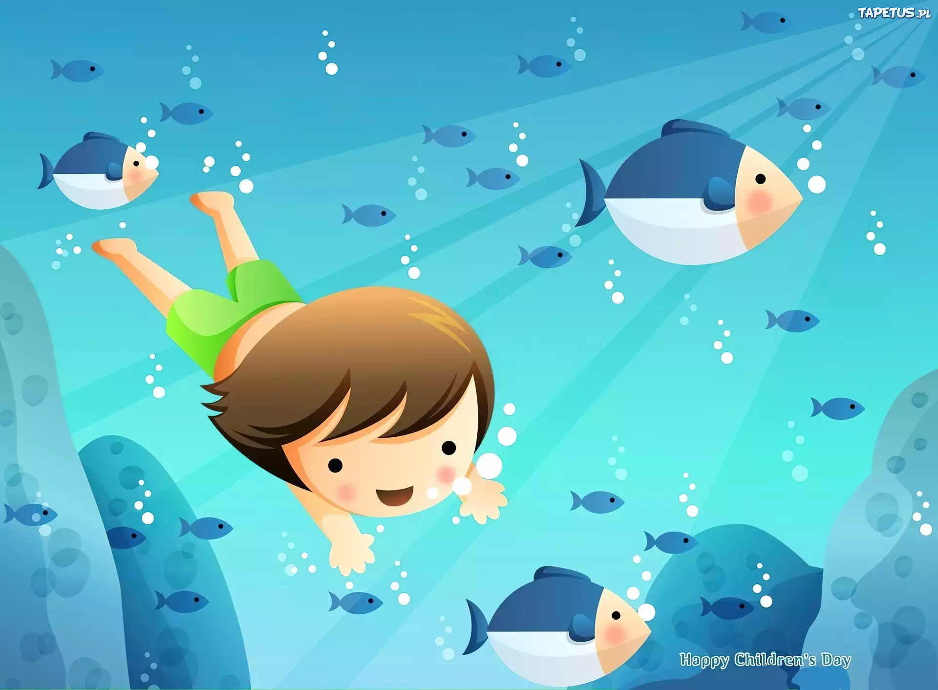 Дети плавают в воде. Плавание картинки для детей. Дети воды. Детская иллюстрация. Детские фоны для бассейна.
