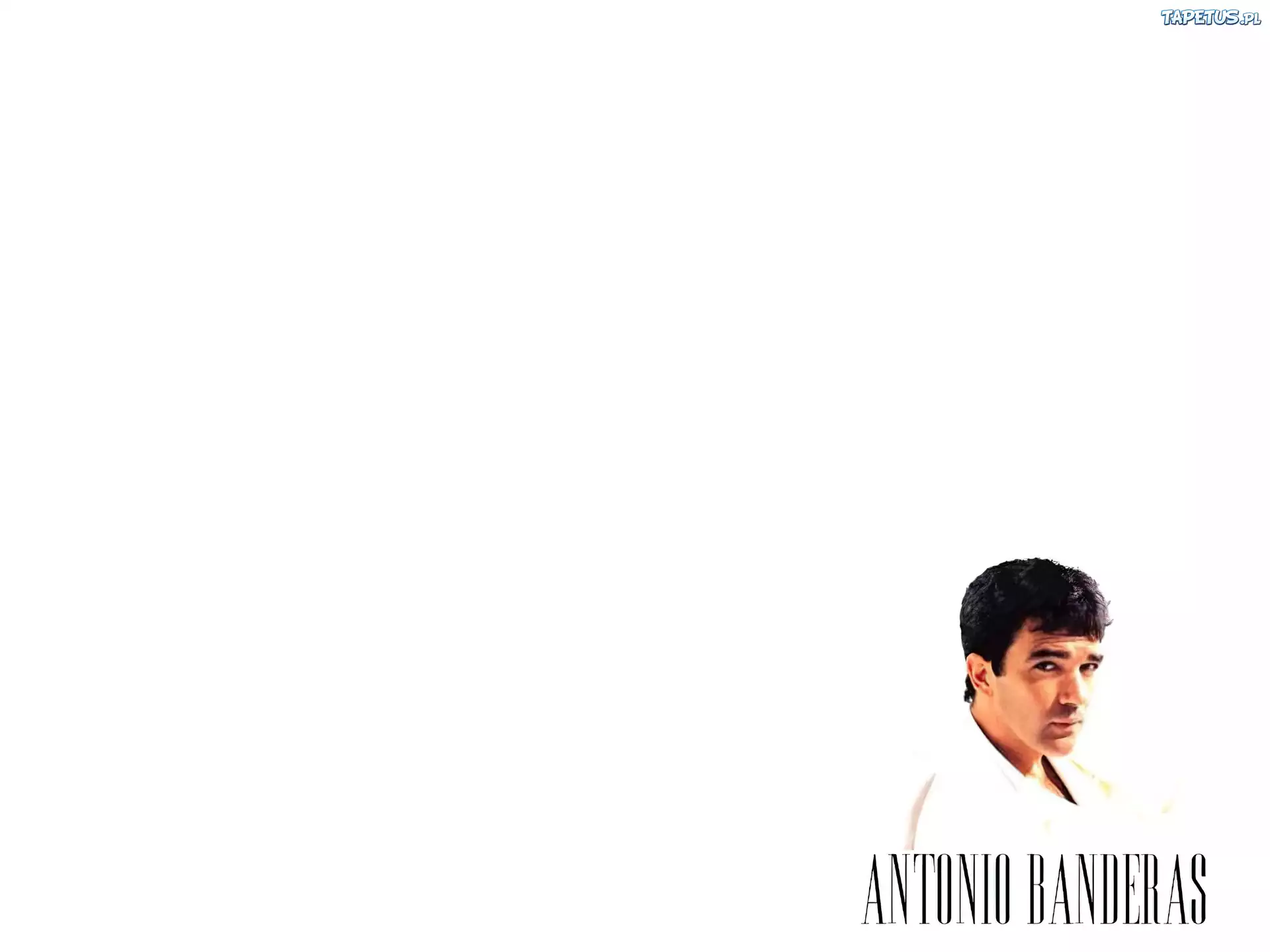 Antonio Banderas, biały, strój