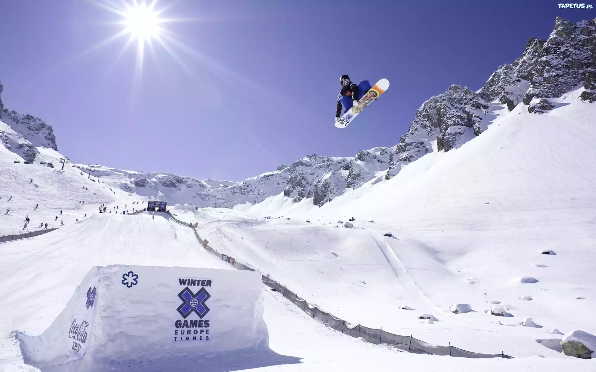 Góry, Snowbording, Zima